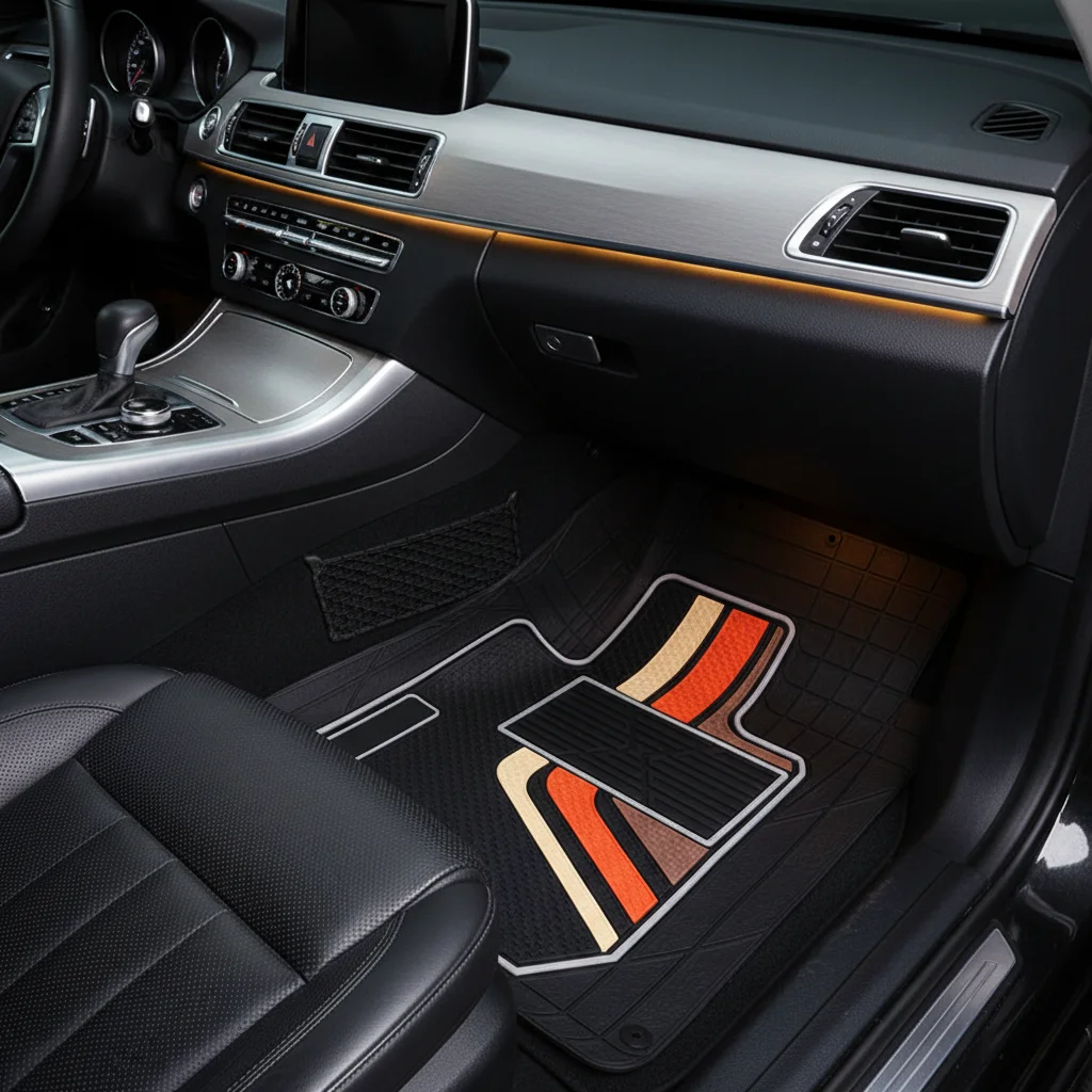 Universal Set Luxury Latex Car Floor Mat Automotive Custom Fit Durable 5mm Thick 4-Piece Full Set Rubber Car Mats
Universal Set Luxury Latex Car Floor Mat Automotive Custom Fit Durable 5mm Thick 4-Piece Full Set Rubber Car Mats
