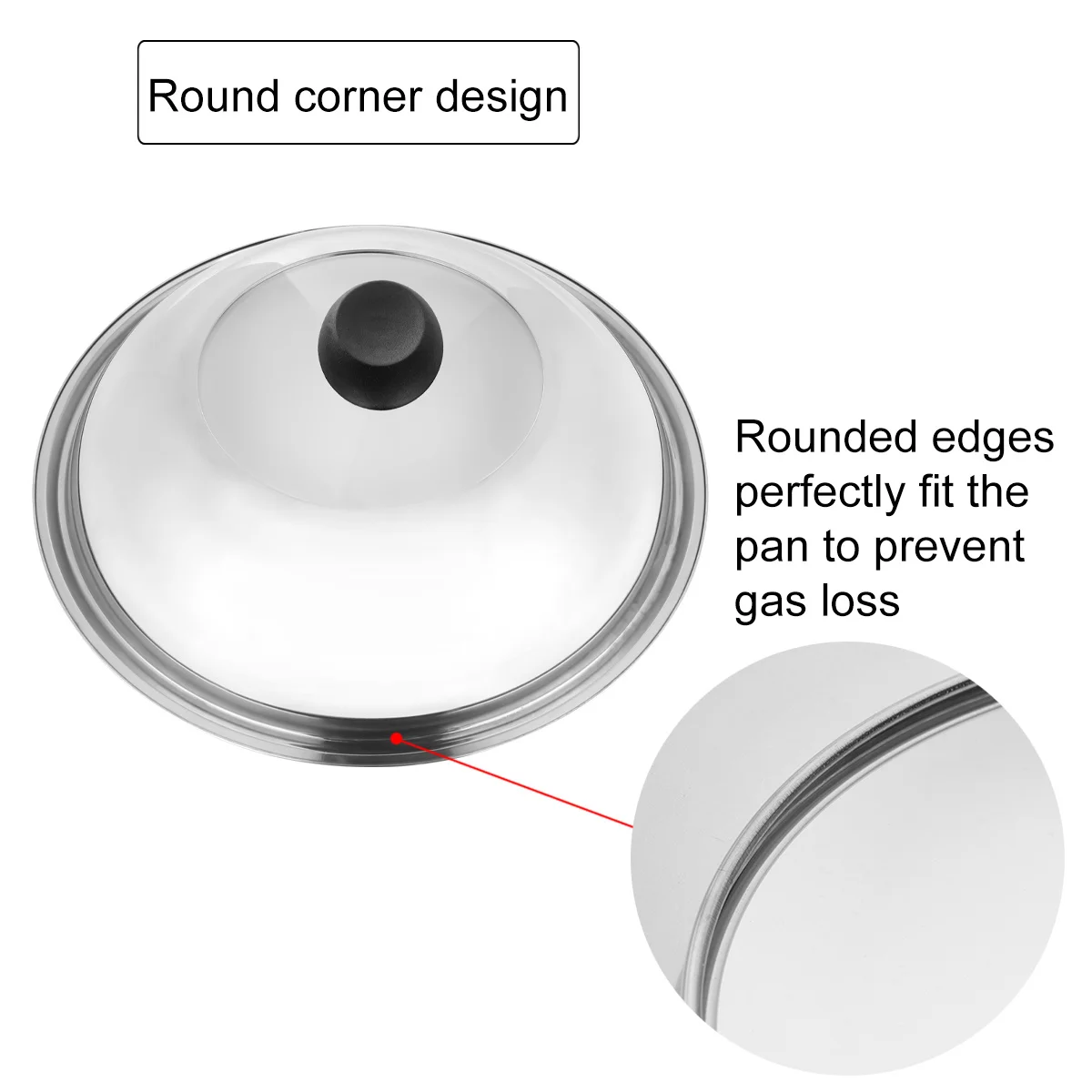 34Cm Stainless Steel Pan Cover With Tempered Glass Universal Pot Lid For Wok Fryer Heat Resistant Non Stick Cooking Replacement
34Cm Stainless Steel Pan Cover With Tempered Glass Universal Pot Lid For Wok Fryer Heat Resistant Non Stick Cooking Replacement