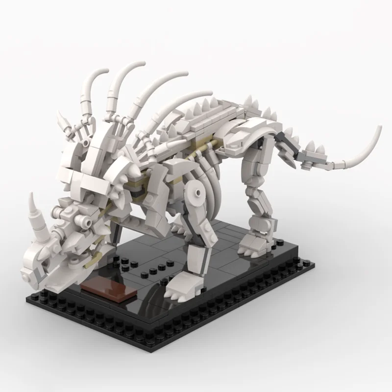 NEW 369PCS MOC Styracosaurus Skeleton Dinosaur Fossils model DIY creative ideas Child Assembling Toy birthday Gift brick blocks
NEW 369PCS MOC Styracosaurus Skeleton Dinosaur Fossils model DIY creative ideas Child Assembling Toy birthday Gift brick blocks