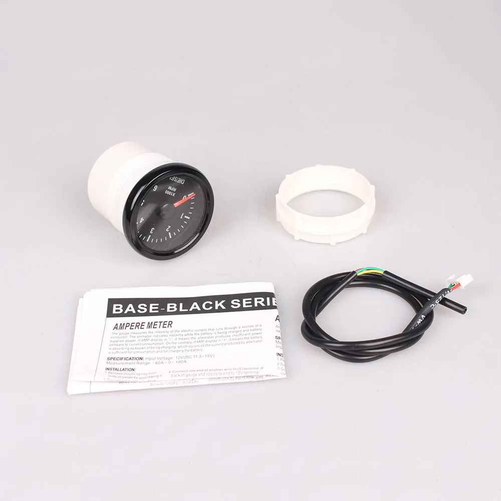 Universal 52mm Tachometer Gauge 0-6000 RPM 12V for Auto Electrical Diesel Motor Engine Mechanical Gauge
Universal 52mm Tachometer Gauge 0-6000 RPM 12V for Auto Electrical Diesel Motor Engine Mechanical Gauge