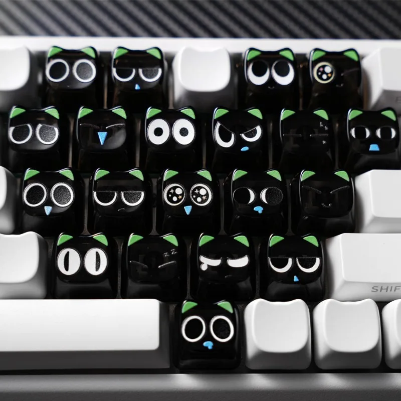 Kitten Love Heart Keycaps Customized PC Cute Transparent MAO Profile Keyboard Cap for Mechanical Keyboard Accessories DIY Gift
Kitten Love Heart Keycaps Customized PC Cute Transparent MAO Profile Keyboard Cap for Mechanical Keyboard Accessories DIY Gift