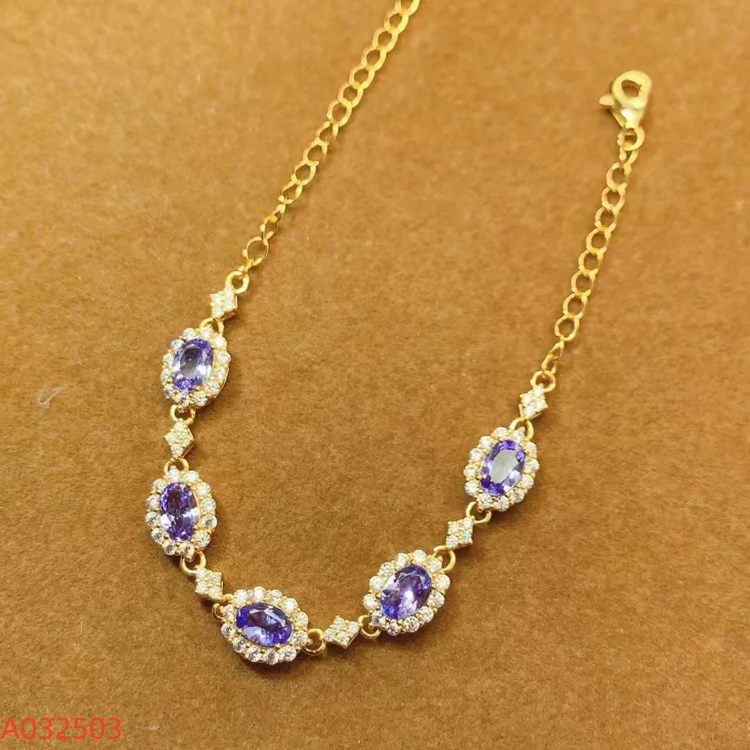 KJJEAXCMY Natural Tanzanite Bracelet for Women S925 Silver Electroplated High Clarity Gems Inlaid Jewelry Support Testing
KJJEAXCMY Natural Tanzanite Bracelet for Women S925 Silver Electroplated High Clarity Gems Inlaid Jewelry Support Testing