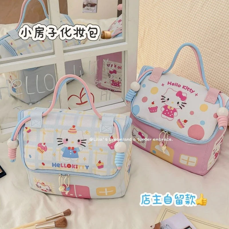 Sanrio Hellokitty Cartoon Kt Small House Cosmetic Bag Matching Large Capacity Partition Storage Travel Portable Makeup Bag Gift
Sanrio Hellokitty Cartoon Kt Small House Cosmetic Bag Matching Large Capacity Partition Storage Travel Portable Makeup Bag Gift