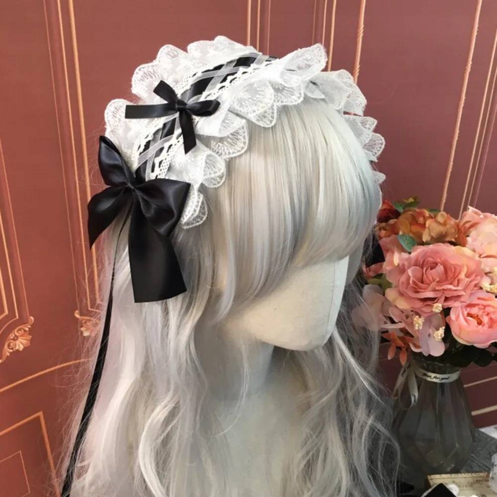 Girl Cute Lolita Lace Headband Sweet Versatile KC Hairband Lolita Handmade Various Colors Are Available Kawaii
Girl Cute Lolita Lace Headband Sweet Versatile KC Hairband Lolita Handmade Various Colors Are Available Kawaii