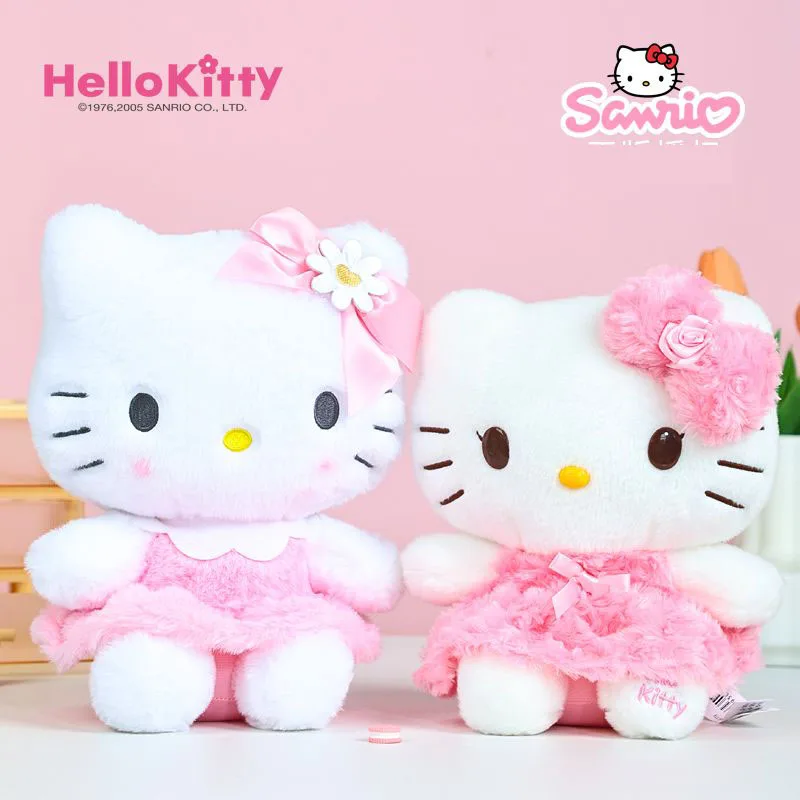 Sanrio Hello Kitty Plush Doll in Pink Fluffy Dress with Rose Bow Soft Stuffed Animal Toy for Girls Birthday Gift Licensed Toy
Sanrio Hello Kitty Plush Doll in Pink Fluffy Dress with Rose Bow Soft Stuffed Animal Toy for Girls Birthday Gift Licensed Toy