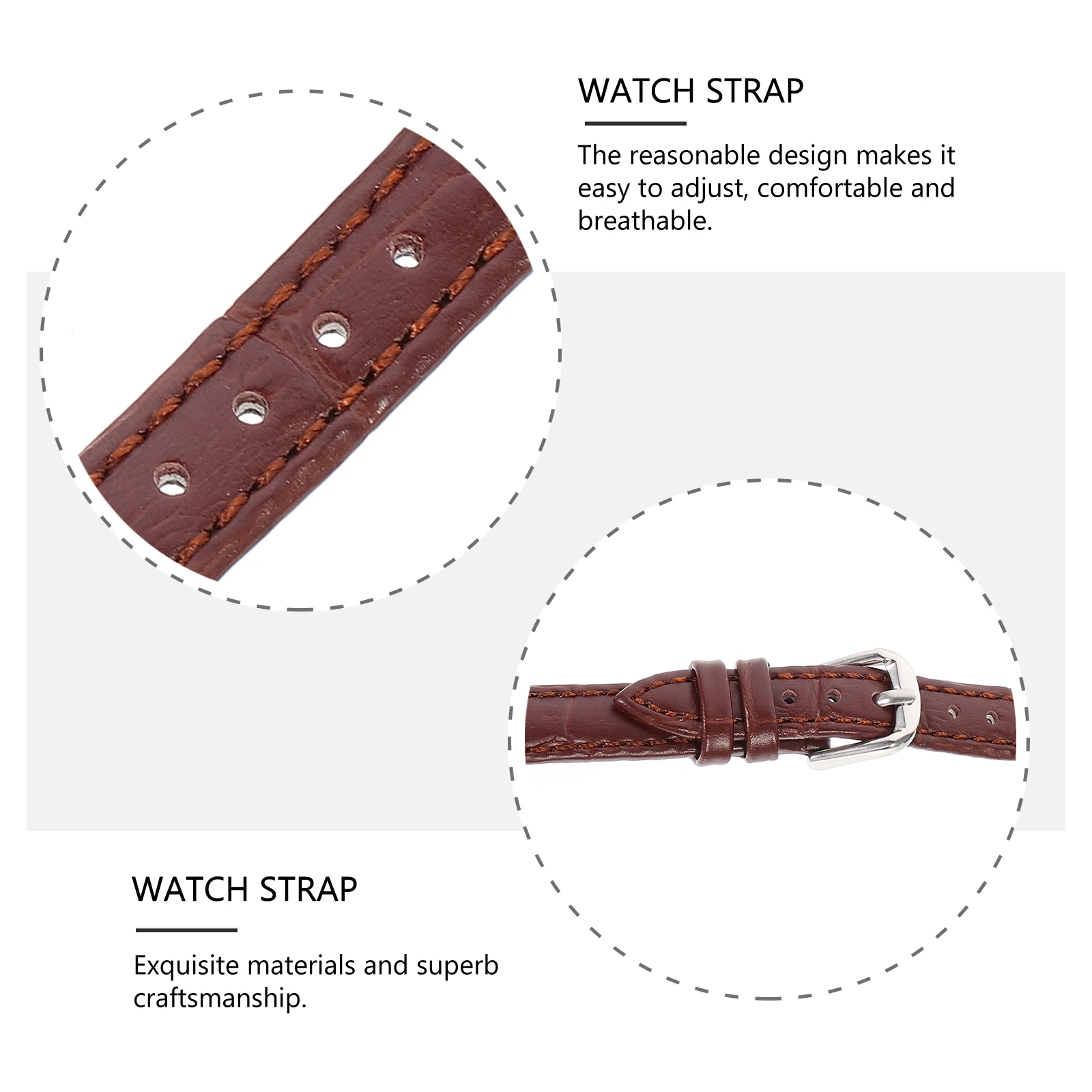 Universal Durable Brown Watch Band for Men Women Adjustable Classic Fashion Strap Eco Friendly Artificial Long Term Use
Universal Durable Brown Watch Band for Men Women Adjustable Classic Fashion Strap Eco Friendly Artificial Long Term Use