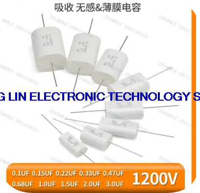 MP1 0.1 0.15 0.22 0.33 0.47 0.68 1.0 1.5 3.0UF 1200V absorption capacitor 5PCS -1lot
MP1 0.1 0.15 0.22 0.33 0.47 0.68 1.0 1.5 3.0UF 1200V absorption capacitor 5PCS -1lot