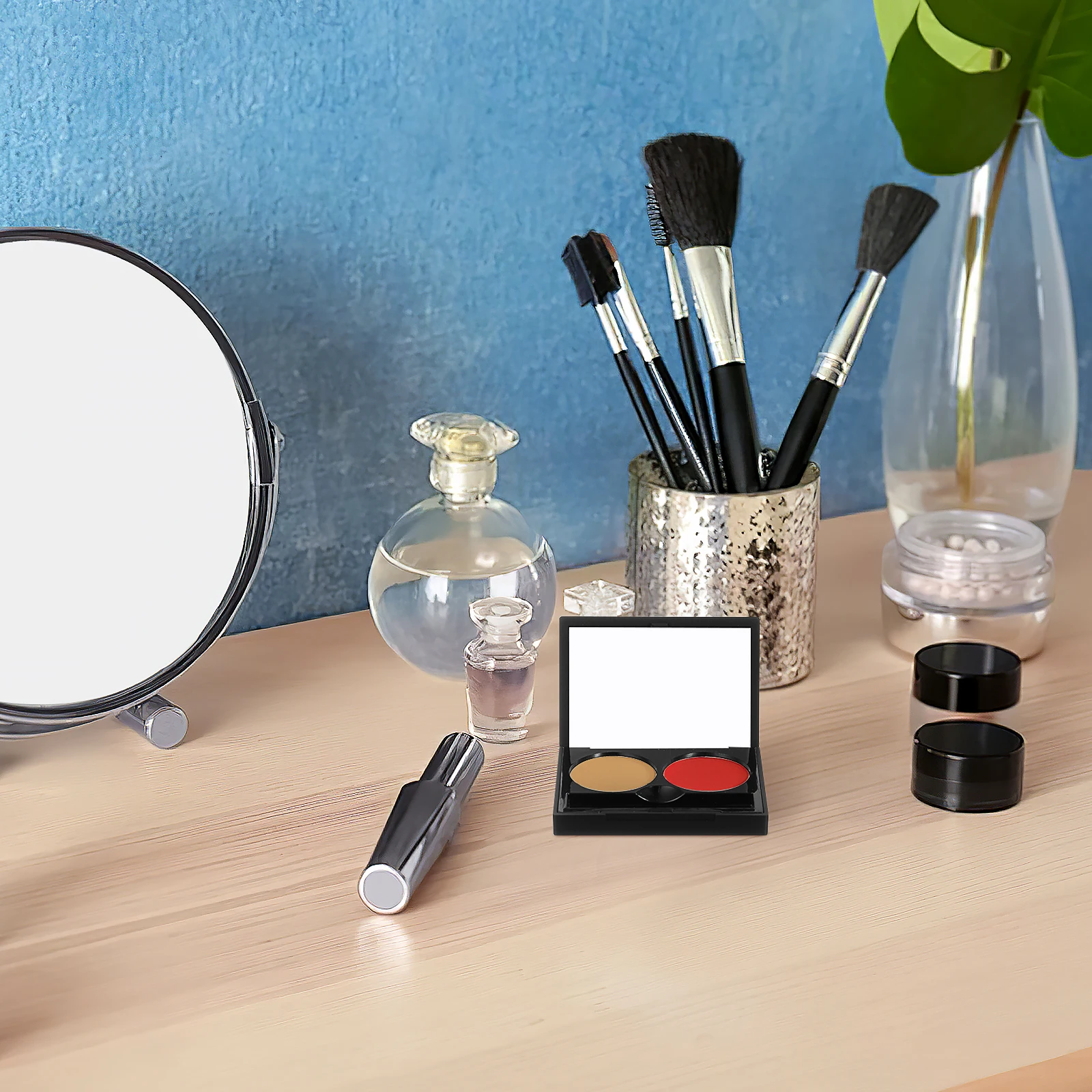 3 set Eyeshadow Cases Empty Holder Compact Box Black Travel Size Lightweight Plastic Safe Diy Container Foundation
3 set Eyeshadow Cases Empty Holder Compact Box Black Travel Size Lightweight Plastic Safe Diy Container Foundation