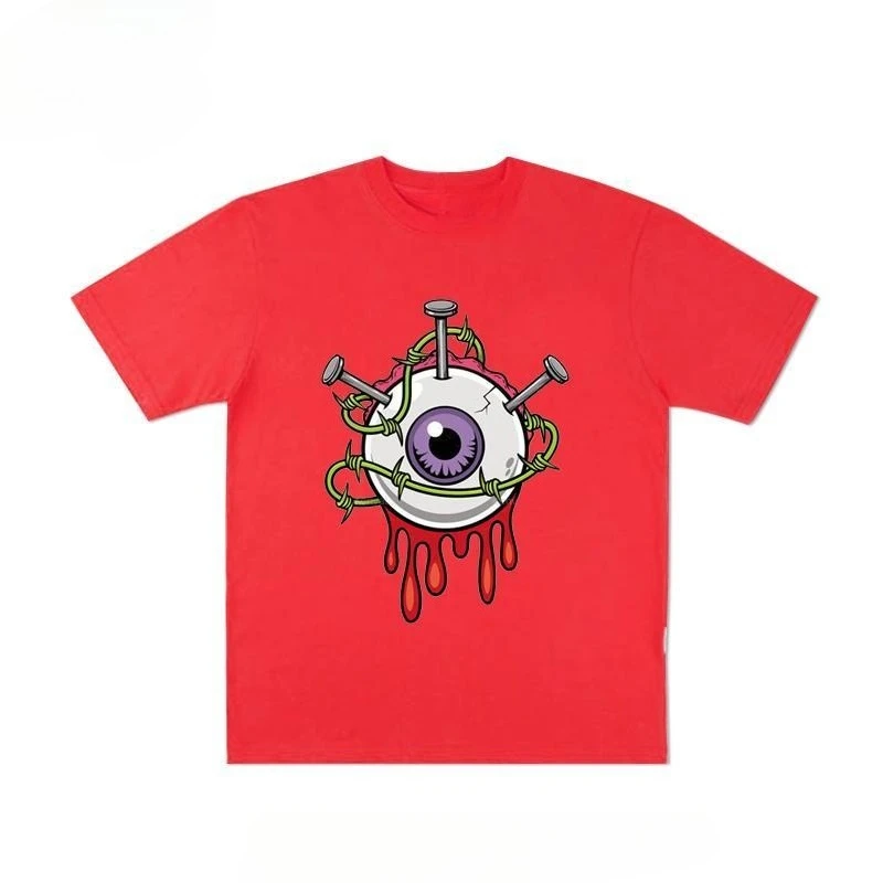 Demon White Fashion Big Eyeball Хип-хоп Рэп Огонь Свободный тренд Брендовые мужские и женские тенденции с короткими рукавами
Demon White Fashion Big Eyeball Хип-хоп Рэп Огонь Свободный тренд Брендовые мужские и женские тенденции с короткими рукавами