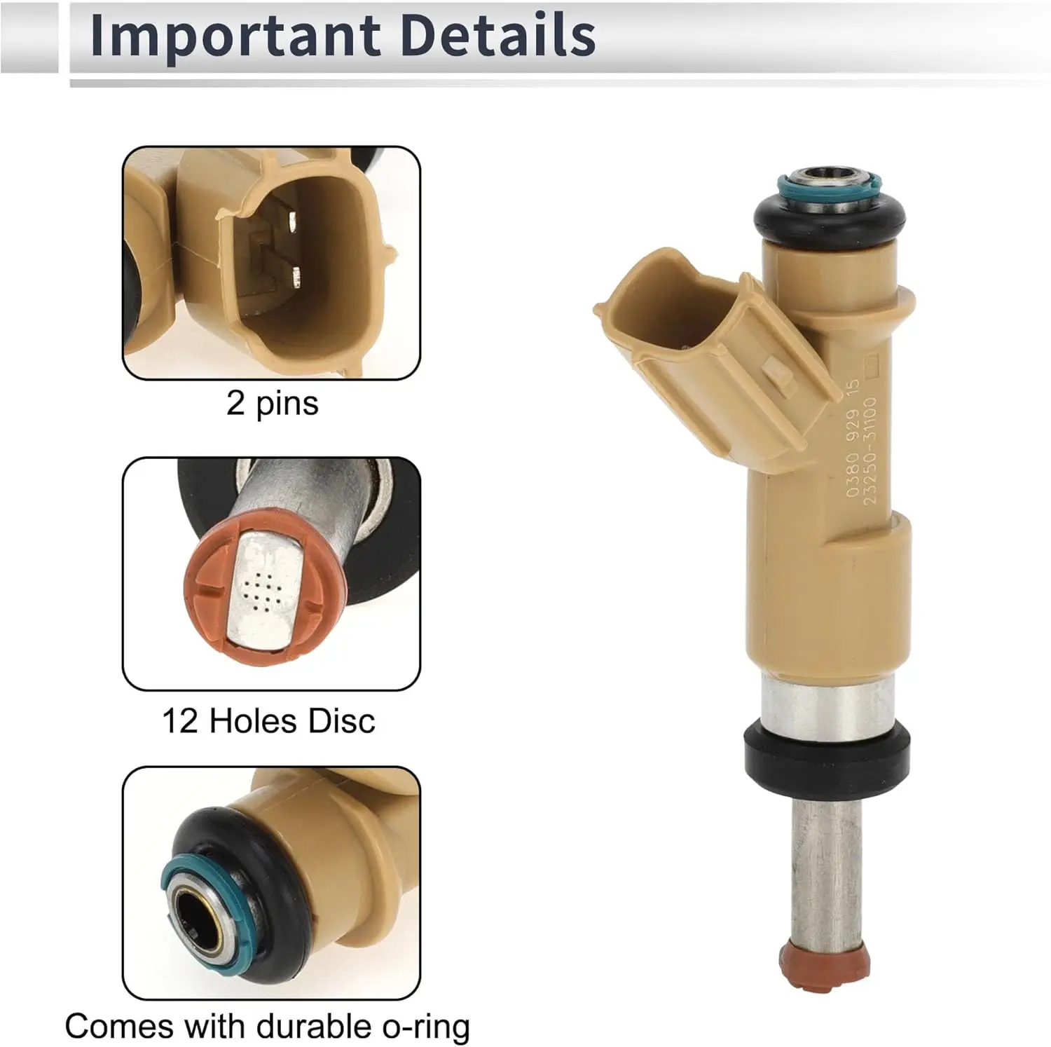 6 шт. 23250-31100 23209-39215 Топливная форсунка для TOYOTA NA FJ Cruiser 2009 ~ 2014 4RUNNER 2009 ~ 2013 Tundra 2010 ~ 2014 4.0L 1GR
6 шт. 23250-31100 23209-39215 Топливная форсунка для TOYOTA NA FJ Cruiser 2009 ~ 2014 4RUNNER 2009 ~ 2013 Tundra 2010 ~ 2014 4.0L 1GR