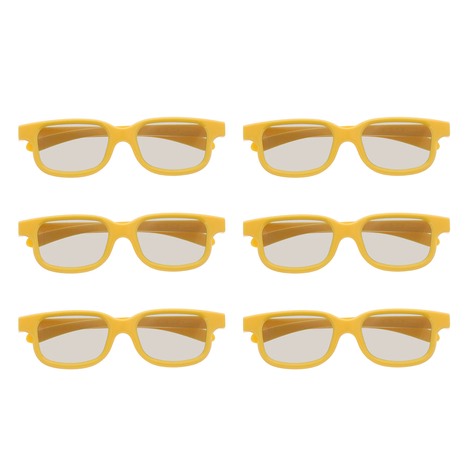 6 Pcs 3D Glasses Cinema Kids Video Game Plastic Child Lightweight Durable Portable Eyewear Viewing Travel Stereo
6 Pcs 3D Glasses Cinema Kids Video Game Plastic Child Lightweight Durable Portable Eyewear Viewing Travel Stereo