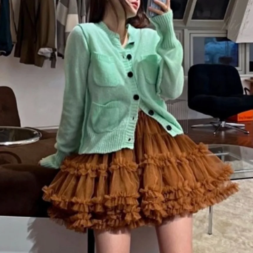 Шикарная полуформальная юбка для женщин с тяжелой вышивкой Me Puffy Or Юбка Многослойный торт с высокой талией Корейский Sle Весенняя новинка 
Шикарная полуформальная юбка для женщин с тяжелой вышивкой Me Puffy Or Юбка Многослойный торт с высокой талией Корейский Sle Весенняя новинка