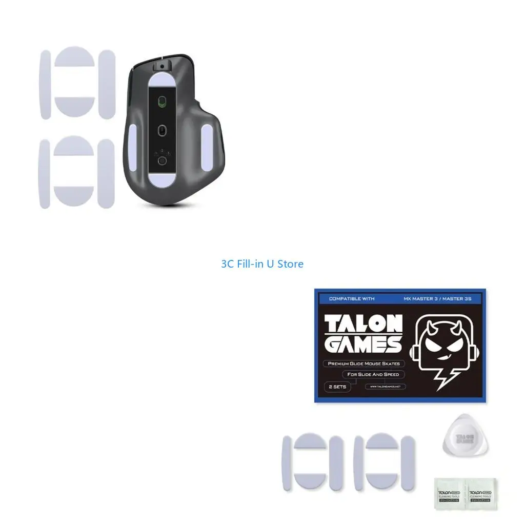 G8TA 2Pack Mouse Feet Pedal for MX 3 / 3S Mouse Feet Pads Glides Mouse Skates Sticker White
G8TA 2Pack Mouse Feet Pedal for MX 3 / 3S Mouse Feet Pads Glides Mouse Skates Sticker White