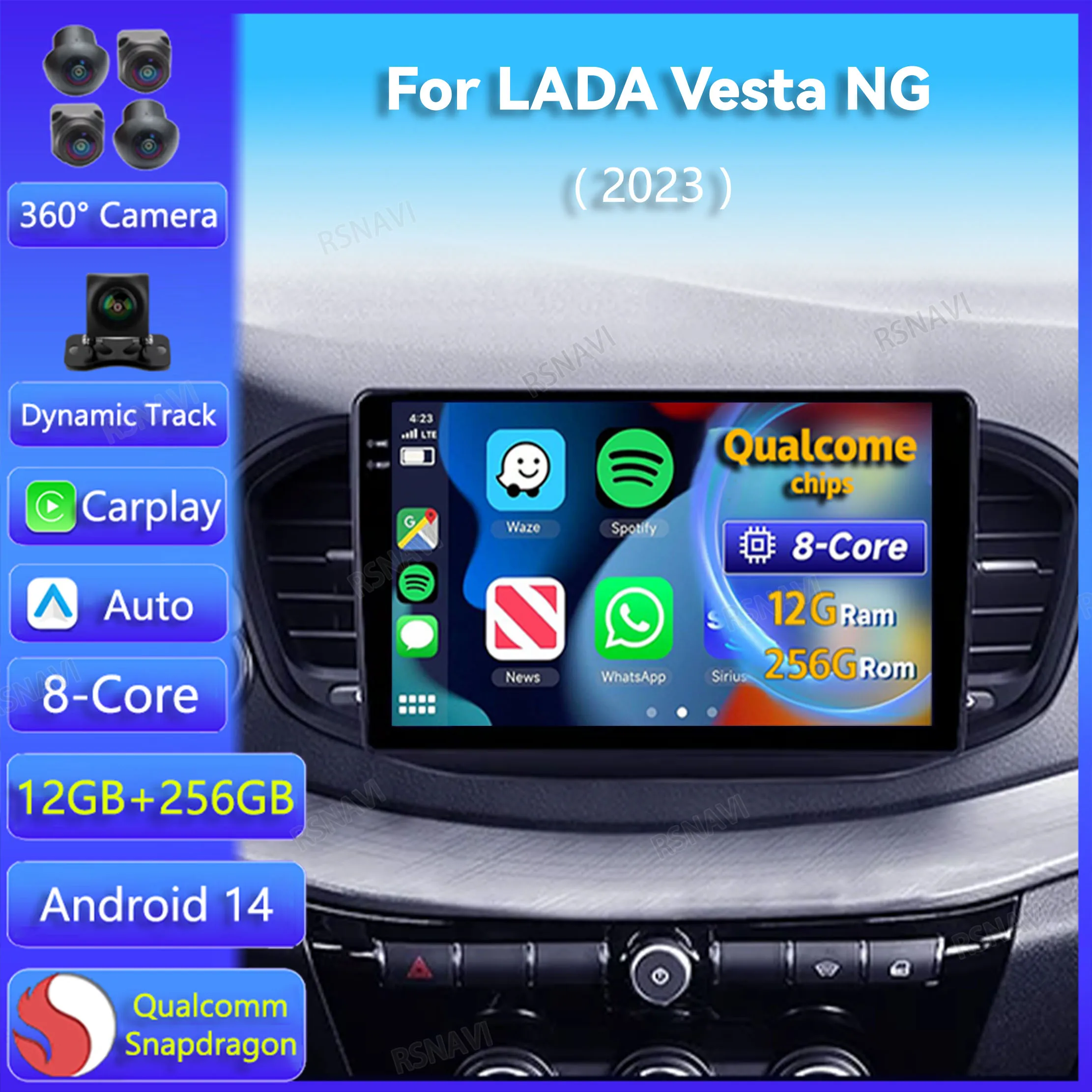 Android 14 Car Radio For LADA Vesta NG 2023 Carplay Auto Wireless WIFI+4G Multimedia GPS 360 Camera 2Din Video DVD Player Stereo
Android 14 Car Radio For LADA Vesta NG 2023 Carplay Auto Wireless WIFI+4G Multimedia GPS 360 Camera 2Din Video DVD Player Stereo