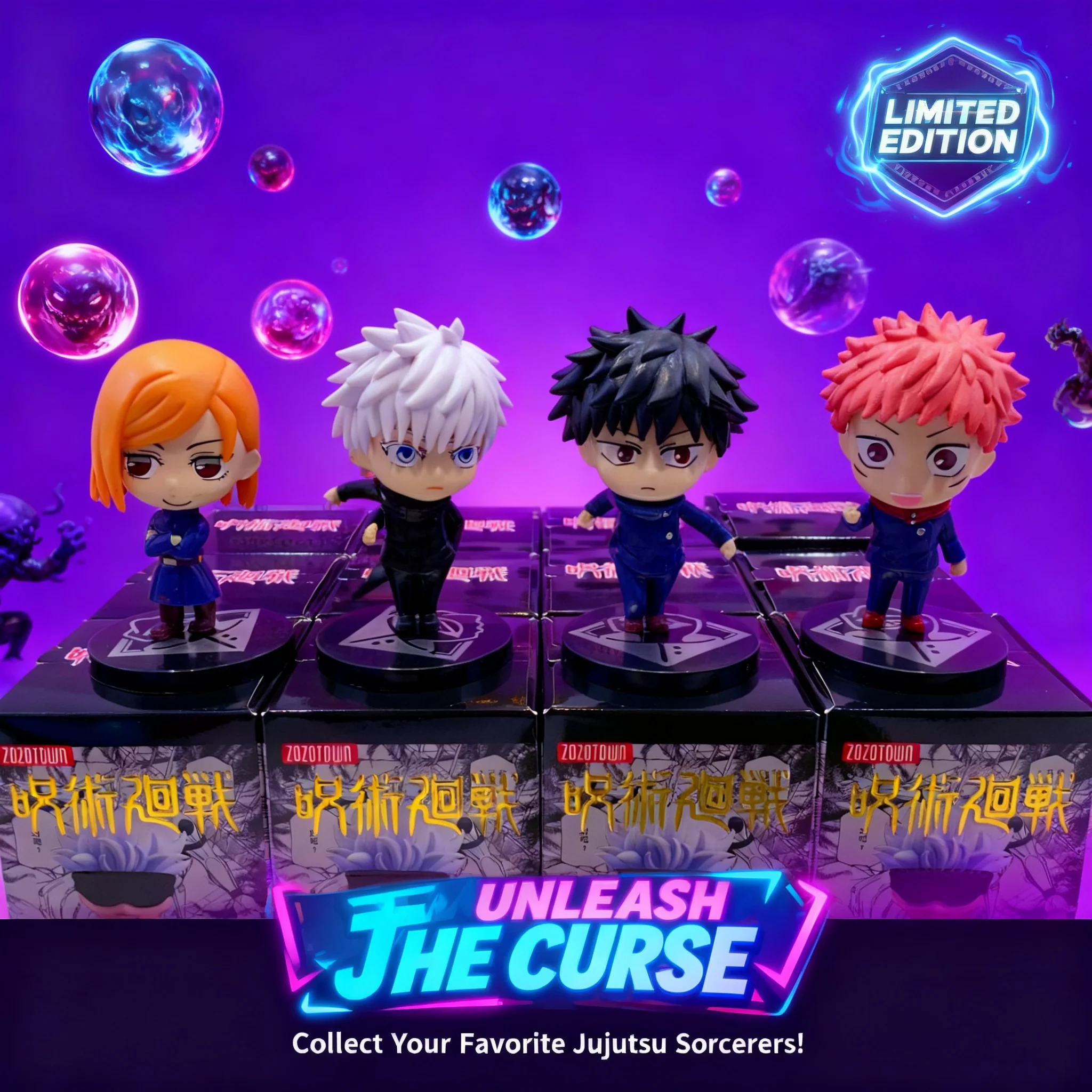 Новая коллекционная фигурка из аниме Jujutsu Kaisen: загадочная игрушка-сюрприз в закрытой коробке, статуэтка, украшение для рабочего стола, подарок
Новая коллекционная фигурка из аниме Jujutsu Kaisen: загадочная игрушка-сюрприз в закрытой коробке, статуэтка, украшение для рабочего стола, подарок