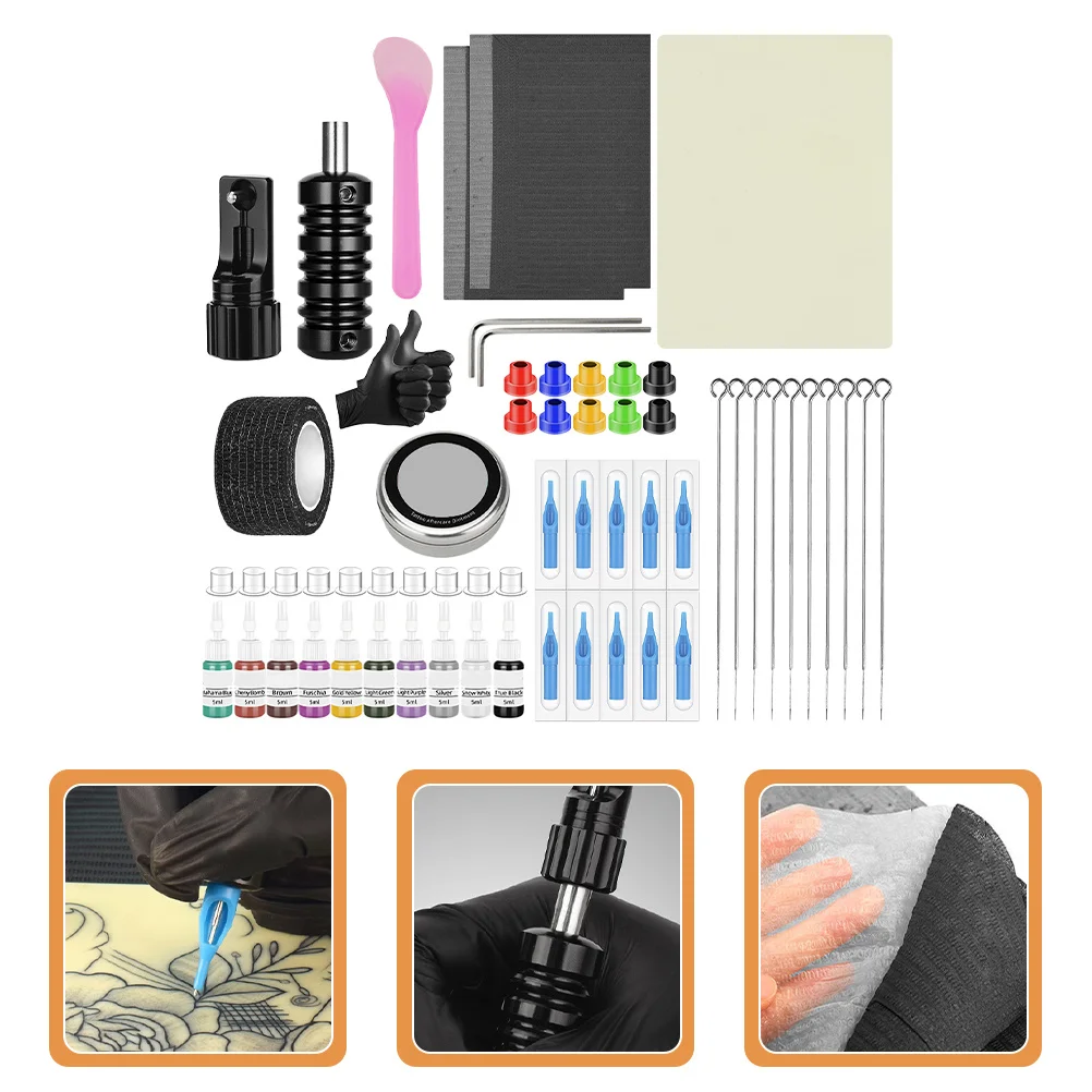 1 set 1 Set Diy Tattooing Pen Holder Kit Portable Non-Slip Aluminum Alloy For Tattoos Practice Beginner Multi-Use Tools Set
1 set 1 Set Diy Tattooing Pen Holder Kit Portable Non-Slip Aluminum Alloy For Tattoos Practice Beginner Multi-Use Tools Set