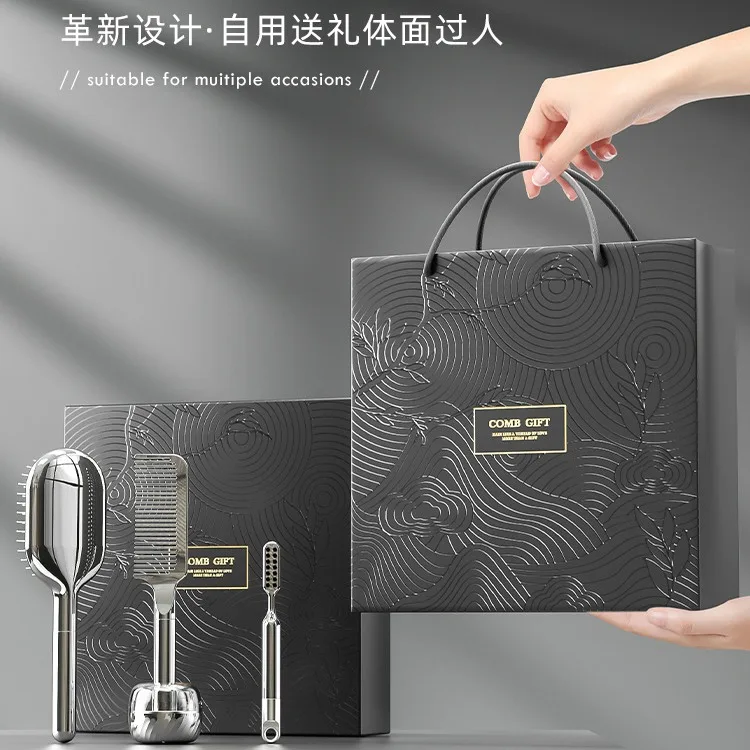 Comb gift box Qixi couple air cushion airbag gift business gift birthday gift exquisite scalp massager beard comb brush hair
Comb gift box Qixi couple air cushion airbag gift business gift birthday gift exquisite scalp massager beard comb brush hair