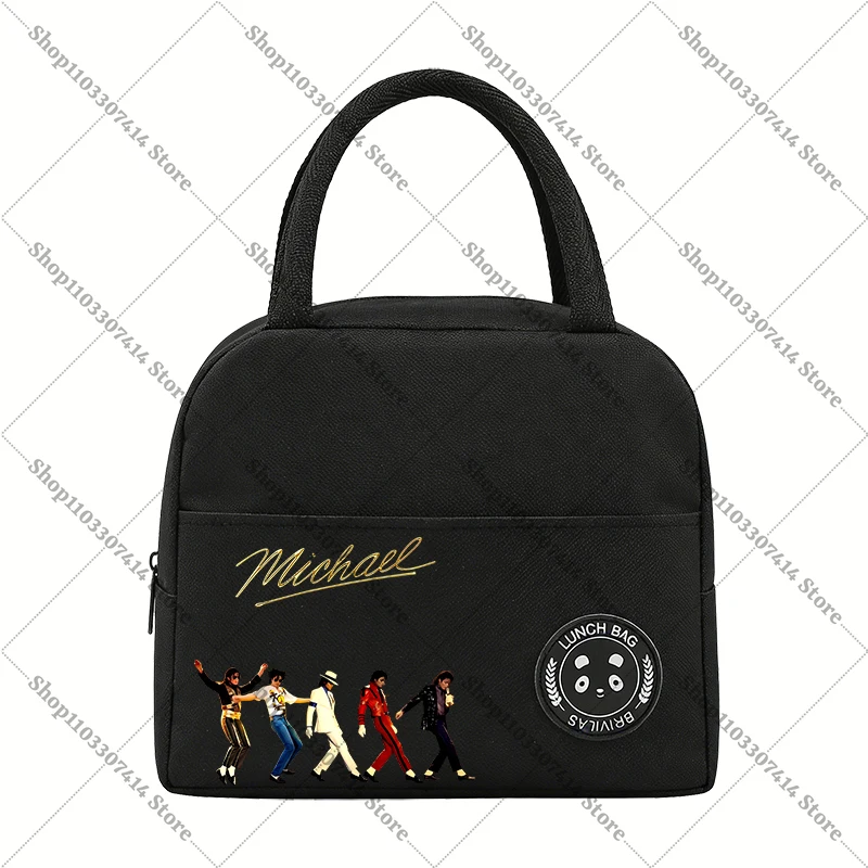 Fashion Lunch Tote Casual Accessories King of Pop MJ Storage Pouch Michael Jackson Food Insulation Bag Creative Handbags Gifts
Fashion Lunch Tote Casual Accessories King of Pop MJ Storage Pouch Michael Jackson Food Insulation Bag Creative Handbags Gifts