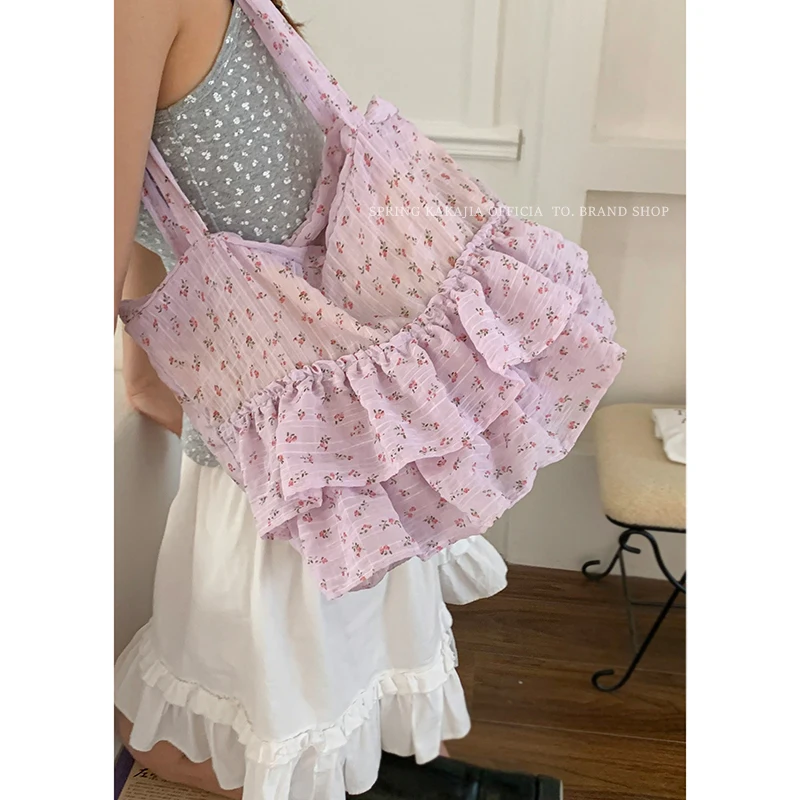 Miyagawa Floral Canvas Bag Women's New Fashion Chiffon Casual Large Capacity Tote Bags
Miyagawa Floral Canvas Bag Women's New Fashion Chiffon Casual Large Capacity Tote Bags