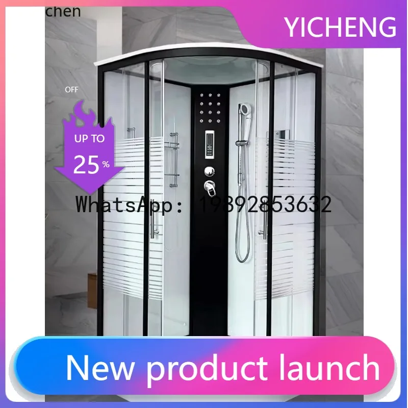 YS4 integral shower room closed household pulley glass fan partition bath room
YS4 integral shower room closed household pulley glass fan partition bath room