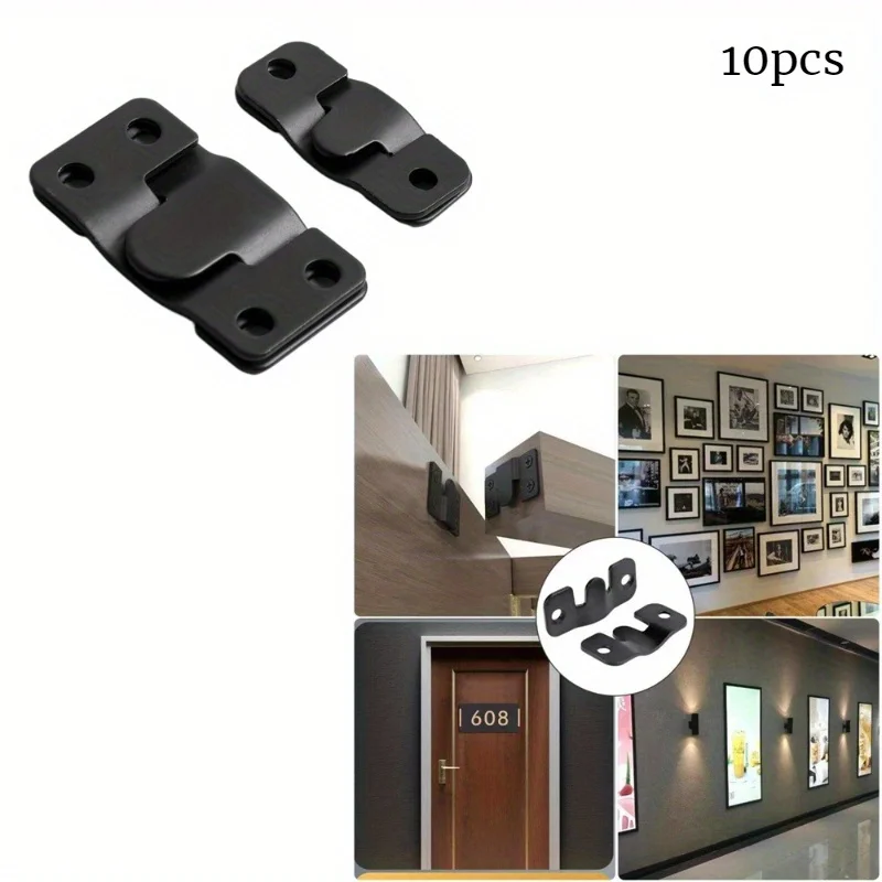 10pcs Stainless steel wall Hook picture frame keyhole hanger Sofa bed Interlocking Flush Mount Bracket furniture connector
10pcs Stainless steel wall Hook picture frame keyhole hanger Sofa bed Interlocking Flush Mount Bracket furniture connector