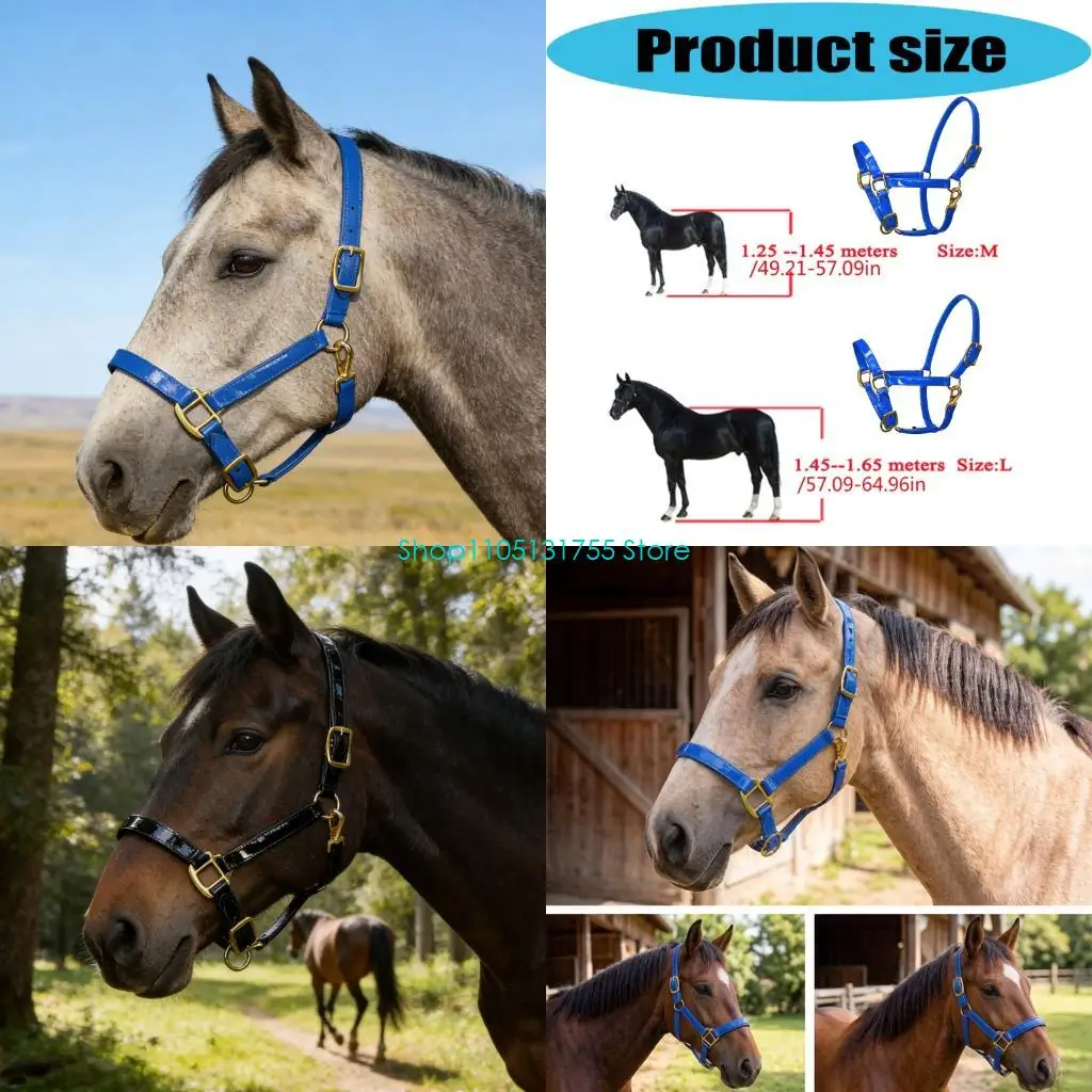 K0EF Luxury Golden Accented Horse Headstall Bridle with Waterproof Leather Construction For Enhances Durability And Styles
K0EF Luxury Golden Accented Horse Headstall Bridle with Waterproof Leather Construction For Enhances Durability And Styles