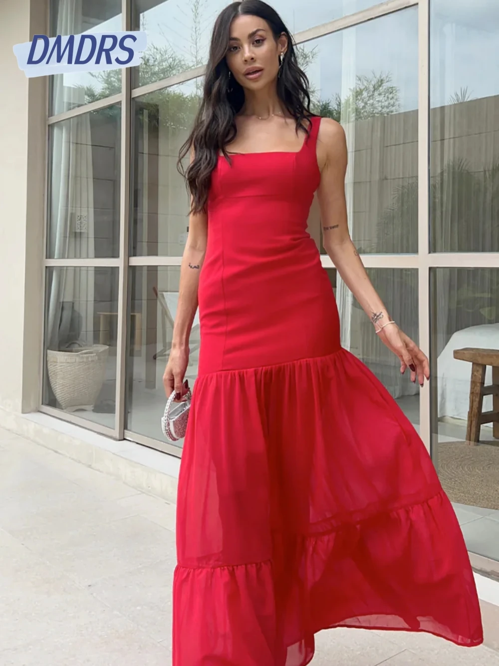 Simple Square Neck Red Prom Gown Cheap Elegant Adjustable Straps Gorgeous Evening Dress Customized For Women Party Casual Wear
Simple Square Neck Red Prom Gown Cheap Elegant Adjustable Straps Gorgeous Evening Dress Customized For Women Party Casual Wear