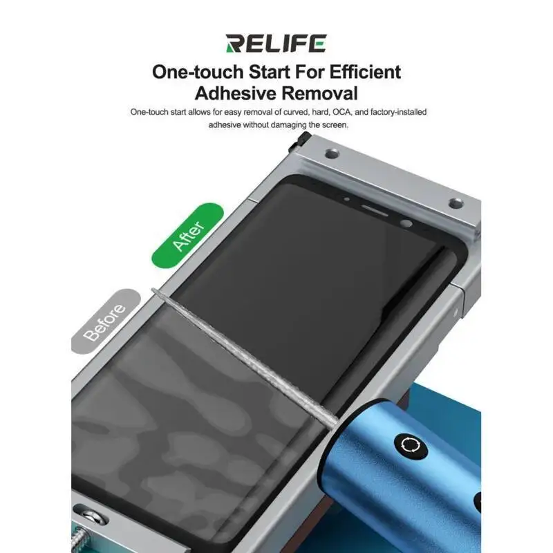 RELIFE LG2 Gear Glue Remover Efficiently Removes Adhesive From Curved Surfaces Including Original Hard Adhesive And OCA Adhesive
RELIFE LG2 Gear Glue Remover Efficiently Removes Adhesive From Curved Surfaces Including Original Hard Adhesive And OCA Adhesive