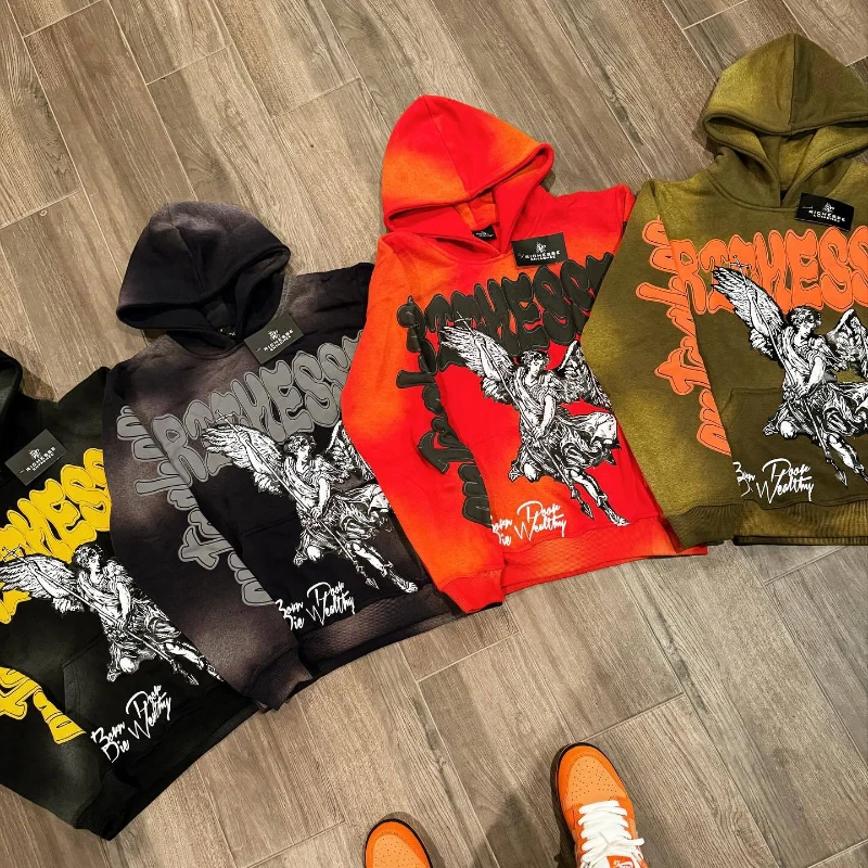 Spring Oversized Hoodie American Vintage Rock Punk Style Harajuku Eagle Pattern Colorful Letter Print Hooded Sweater for Casual
Spring Oversized Hoodie American Vintage Rock Punk Style Harajuku Eagle Pattern Colorful Letter Print Hooded Sweater for Casual