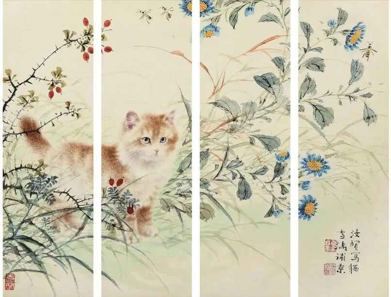 MT0921 Chinese Style Cat Living Room Print Art Canvas Poster For Living Room Decor Home Wall Picture
MT0921 Chinese Style Cat Living Room Print Art Canvas Poster For Living Room Decor Home Wall Picture