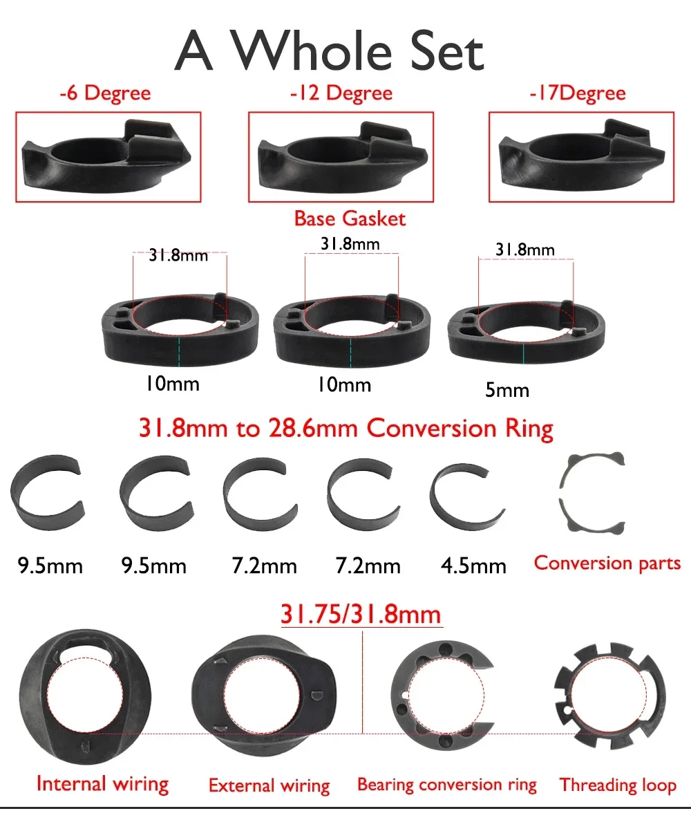 Bike Stem Base Mountain Bike Parts Road Bike Stem 6/12/17 Degree Washer Accessories highly recommended
Bike Stem Base Mountain Bike Parts Road Bike Stem 6/12/17 Degree Washer Accessories highly recommended