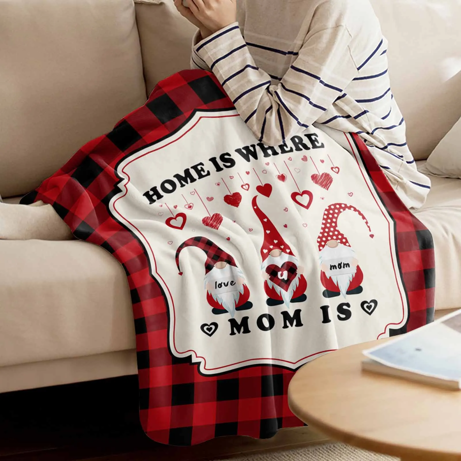 Love Mom Cute Gnome Coral Fleece Blanket Cover The Bed Flannel Sofa Blanket Small Blanket for Kids Home Textile
Love Mom Cute Gnome Coral Fleece Blanket Cover The Bed Flannel Sofa Blanket Small Blanket for Kids Home Textile