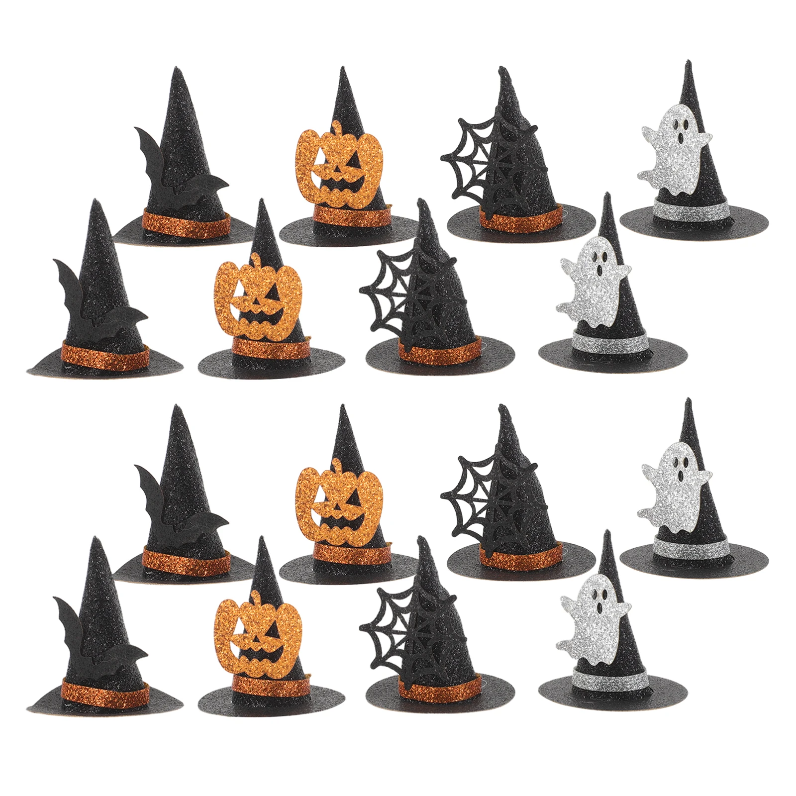 24 Pcs Decor Halloween Party Decorations Wine Bottle Witch Hat Toppers Cupcake Wizard for DIY Crafts Wedding Small Cap
24 Pcs Decor Halloween Party Decorations Wine Bottle Witch Hat Toppers Cupcake Wizard for DIY Crafts Wedding Small Cap