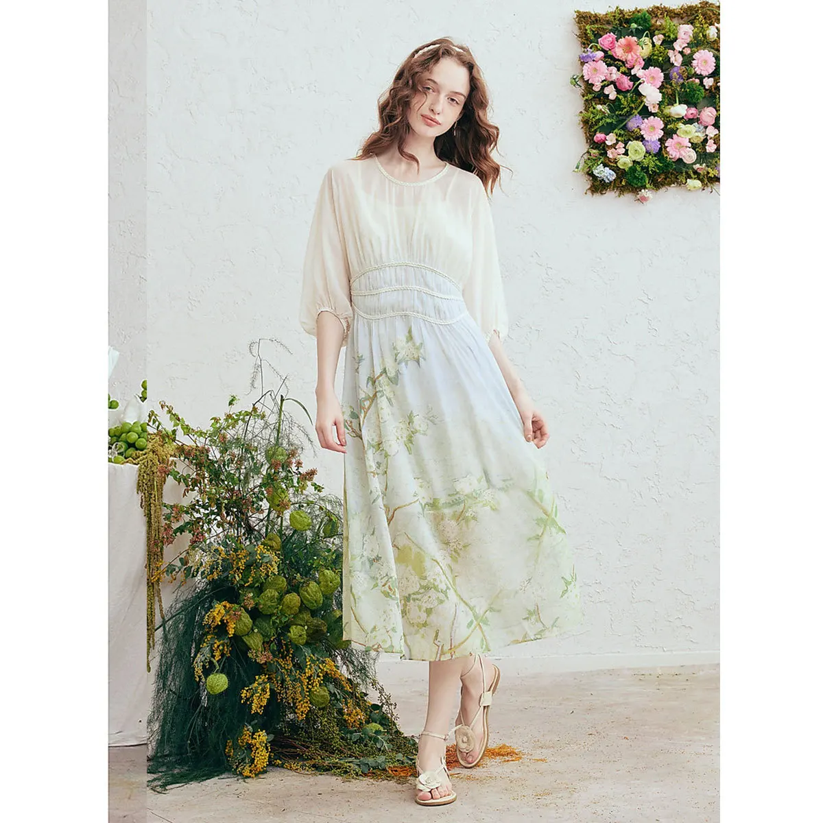 Van Gogh-Inspired Romantic Chiffon Two-Piece Dress Set
Van Gogh-Inspired Romantic Chiffon Two-Piece Dress Set