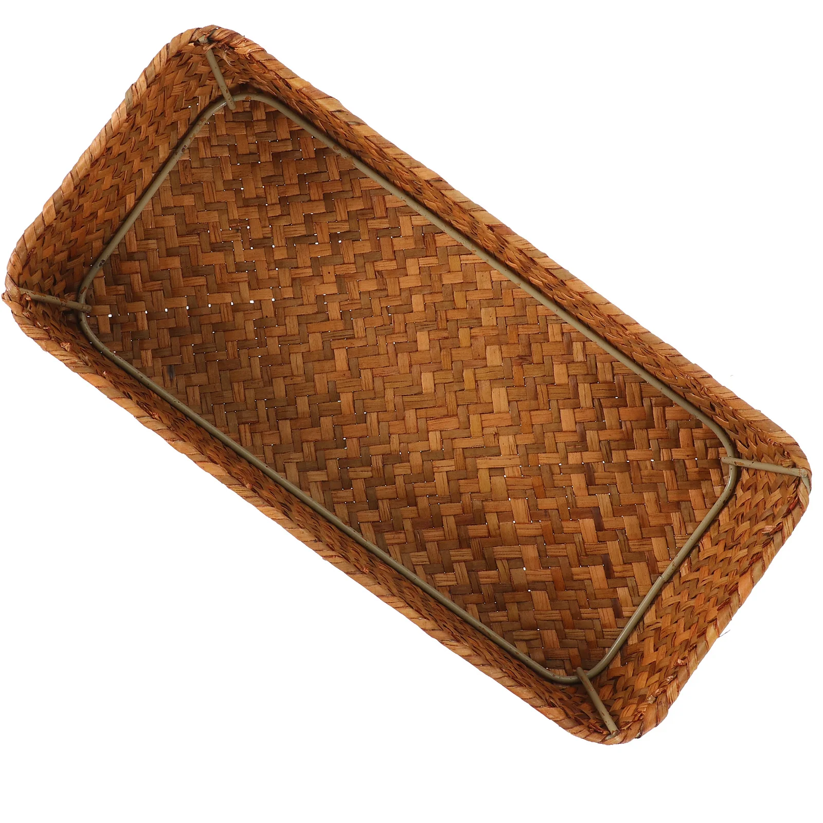 Woven Straw Cutlery Organizer Basket Orange 26X12X5CM Multi Functional Kitchen Storage Sundry Tray Tableware Holder
Woven Straw Cutlery Organizer Basket Orange 26X12X5CM Multi Functional Kitchen Storage Sundry Tray Tableware Holder