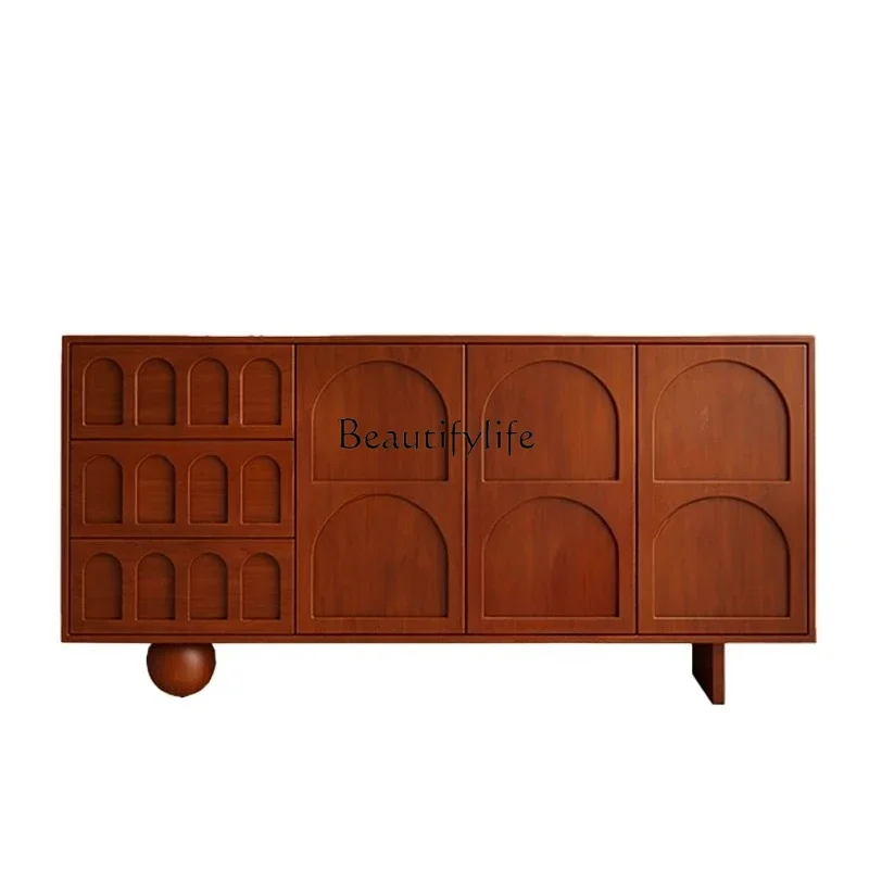 4Medieval style chest cabinet solid wood drawer bedroom wood color French retro entrance cabinet three bucket cabinet
4Medieval style chest cabinet solid wood drawer bedroom wood color French retro entrance cabinet three bucket cabinet