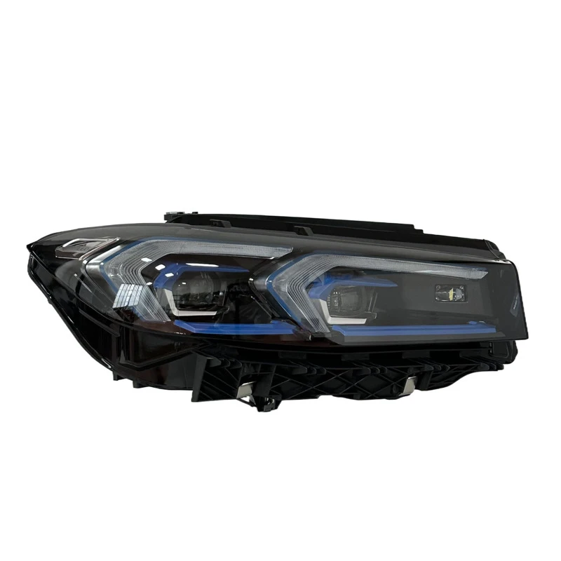 Подходит для BMW/3 серии G20/G28 2019-2023: Модифицированная фара в сборе со светодиодными линзами и новыми дневными ходовыми огнями
Подходит для BMW/3 серии G20/G28 2019-2023: Модифицированная фара в сборе со светодиодными линзами и новыми дневными ходовыми огнями