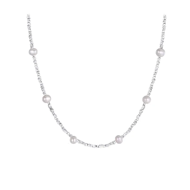 New Sterling Silver Necklace Women's Crystal Zircon Round Pearl Pendant Popular Fashion Jewelry Couple Gift
New Sterling Silver Necklace Women's Crystal Zircon Round Pearl Pendant Popular Fashion Jewelry Couple Gift