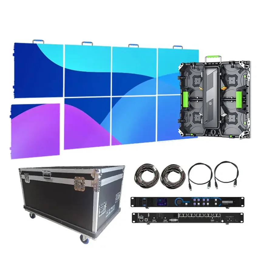8pcs Waterproof P3.91 Outdoor Rental LED Display Screen 500x500mm pixel wall Stage Background LED Video Wall For Advertising
8pcs Waterproof P3.91 Outdoor Rental LED Display Screen 500x500mm pixel wall Stage Background LED Video Wall For Advertising