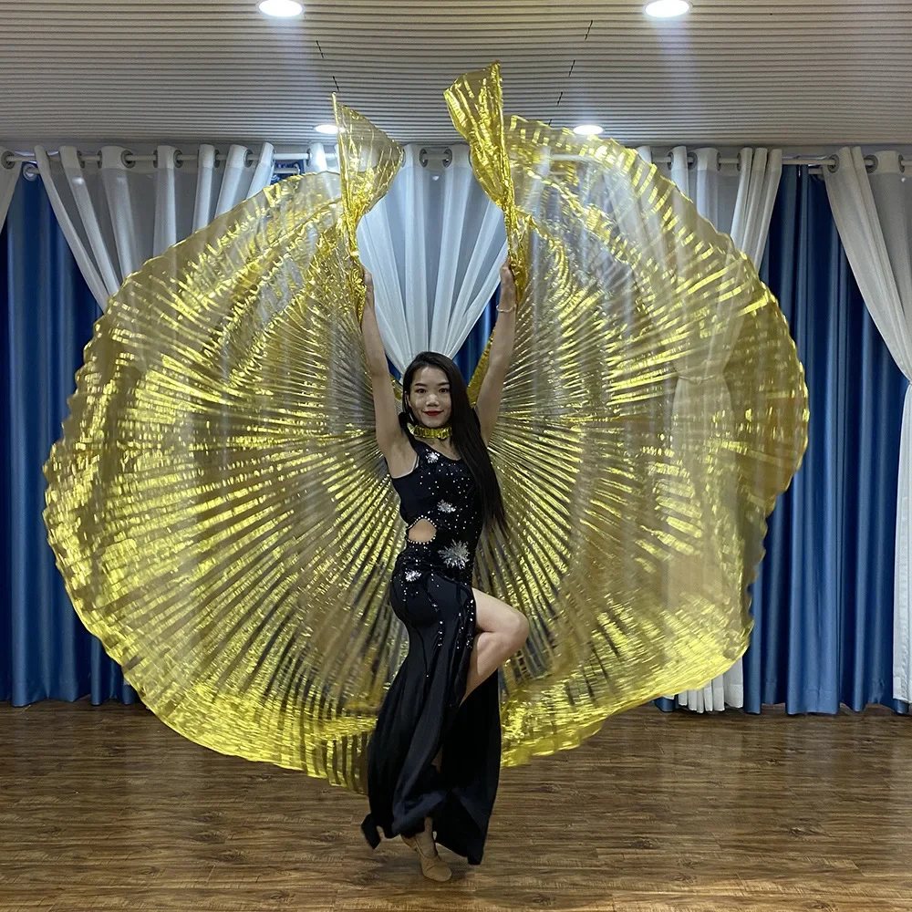 New Gold Isis Wings For Belly Dancing Egyptian Wings Belly Dance Accessories Carnival Festival Women Clothing Prop
New Gold Isis Wings For Belly Dancing Egyptian Wings Belly Dance Accessories Carnival Festival Women Clothing Prop