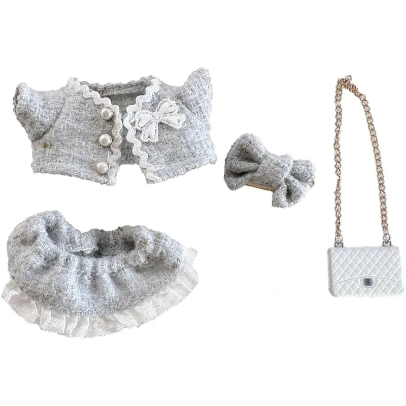 Labubu Clothes 4-Piece Clothes Set for Bag+Skirt+top+Hair Accessories Labubu Clothes for Doll - Adorable Outfit for 17cm
Labubu Clothes 4-Piece Clothes Set for Bag+Skirt+top+Hair Accessories Labubu Clothes for Doll - Adorable Outfit for 17cm