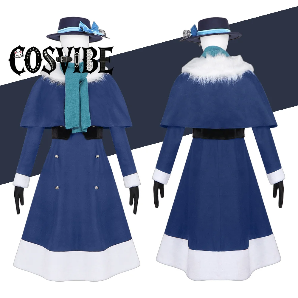 Woman Game Reverse:1999 Vertin Cosplay Winter Blue Plush Cloak Dress Costume
Woman Game Reverse:1999 Vertin Cosplay Winter Blue Plush Cloak Dress Costume