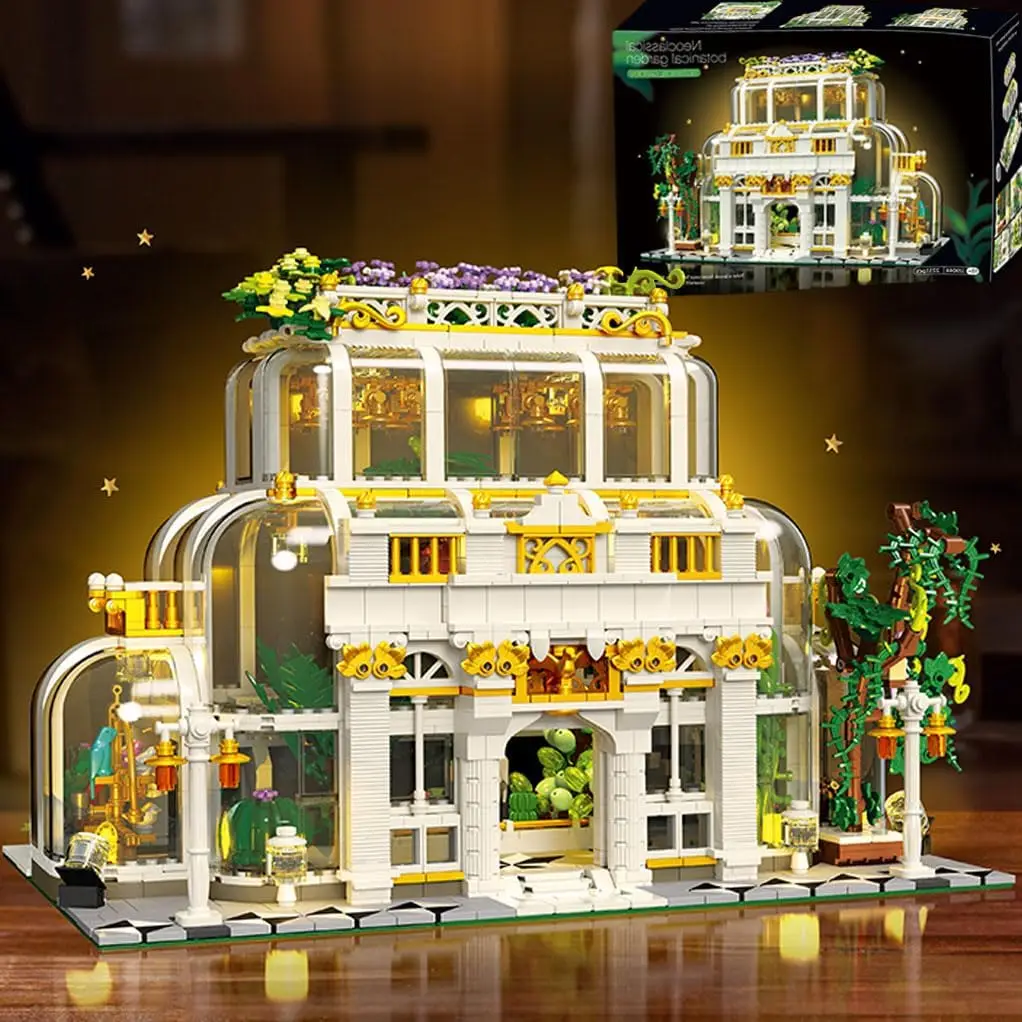 2231 Pcs - Friends Botanical Garden Building Set with LED Light Block for Adults Women Men, MOC
2231 Pcs - Friends Botanical Garden Building Set with LED Light Block for Adults Women Men, MOC