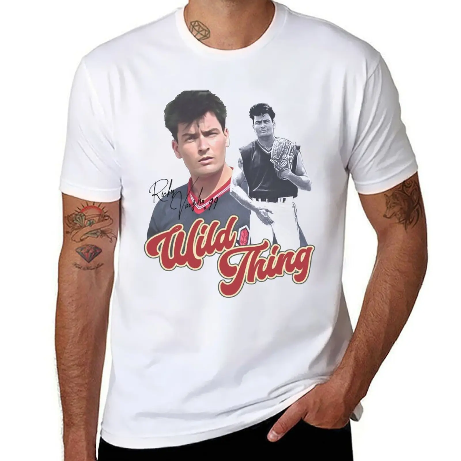 Ricky 'Wild Thing' Vaughn T-Shirt t shirt man plain t shirts with prints T-Shirt
Ricky 'Wild Thing' Vaughn T-Shirt t shirt man plain t shirts with prints T-Shirt