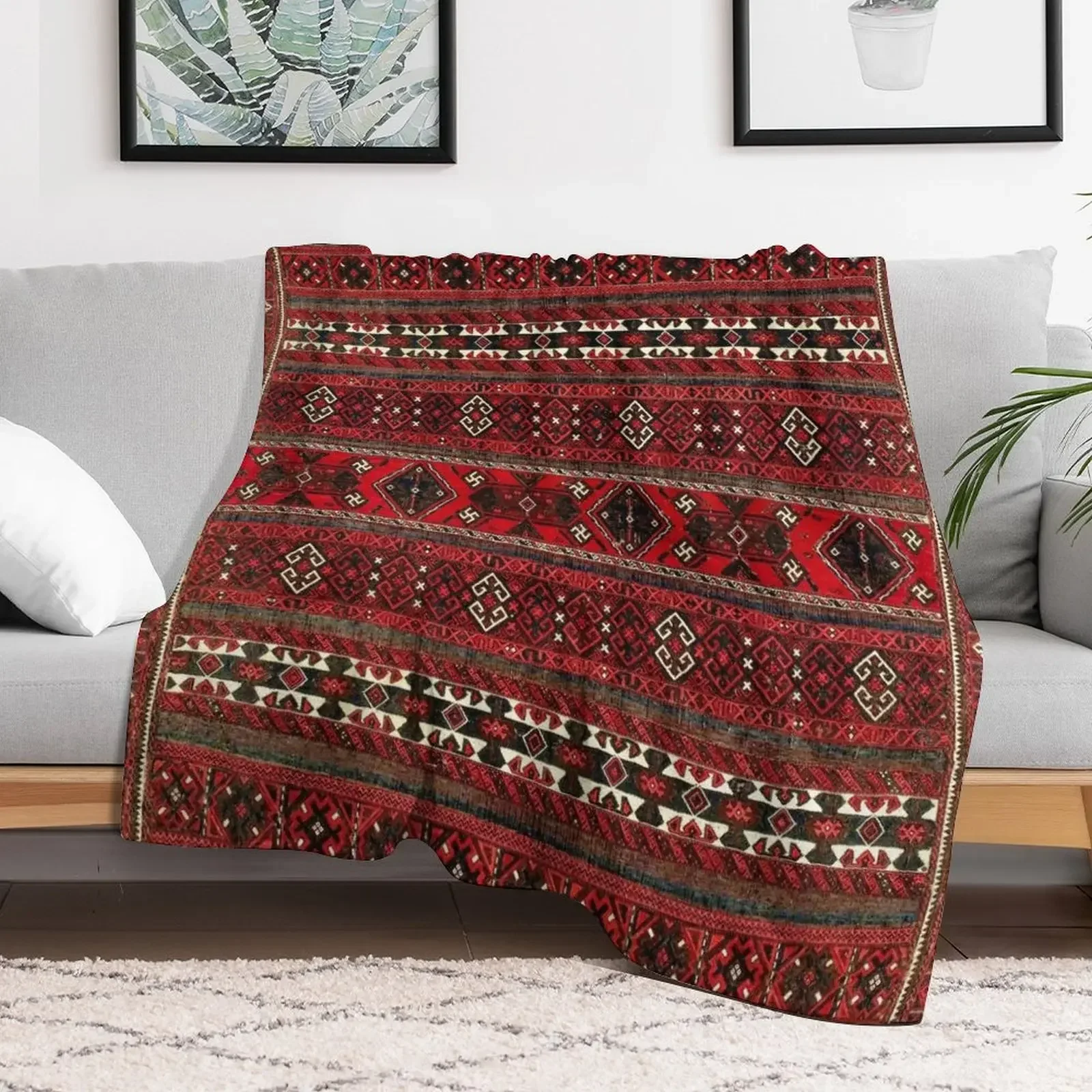 Baluch FlatweaveAntique Afghanistan Rug Print Throw Blanket Beach Fashion Sofas Soft Big Blankets
Baluch FlatweaveAntique Afghanistan Rug Print Throw Blanket Beach Fashion Sofas Soft Big Blankets