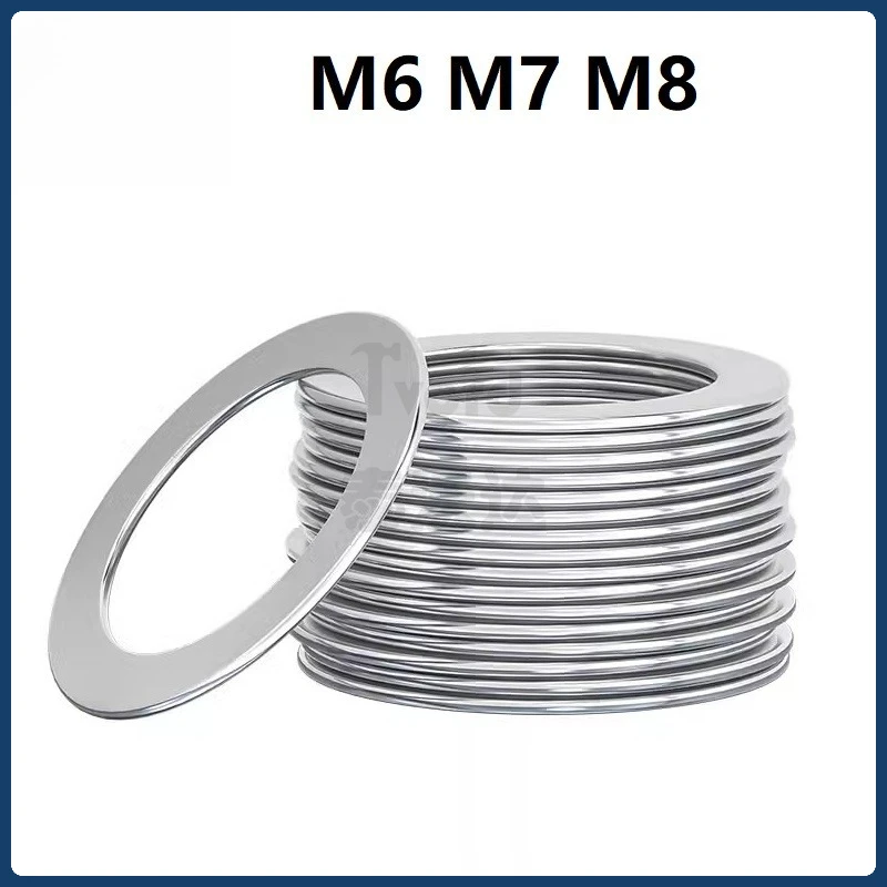 304 Stainless Steel 0.1mm 0.2mm 0.3mm 0.5mm Thickness Shim M6 M7 M8 Ultra Thin Gasket Super Thin Flat Washers
304 Stainless Steel 0.1mm 0.2mm 0.3mm 0.5mm Thickness Shim M6 M7 M8 Ultra Thin Gasket Super Thin Flat Washers