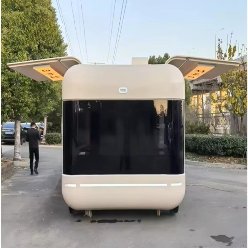 Street Side Road Food Cart Outdoor Movable Fully Equipped Mobile Kitchen Fast Food Trailer Food Truck
Street Side Road Food Cart Outdoor Movable Fully Equipped Mobile Kitchen Fast Food Trailer Food Truck