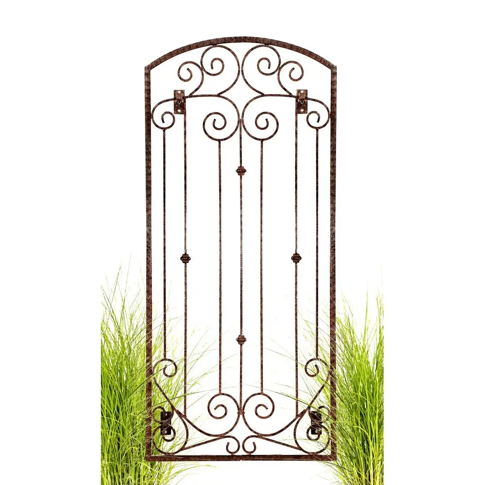 Garden Metal Wall Art or Trellis for Climbing Plants Outdoor Panel Roses Vines Privacy Includes Brackets for Hanging
Garden Metal Wall Art or Trellis for Climbing Plants Outdoor Panel Roses Vines Privacy Includes Brackets for Hanging