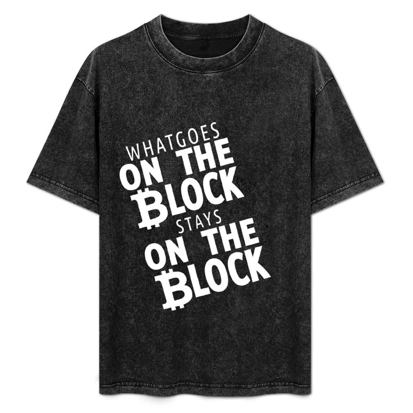 Blockchain - What Goes on the block T-Shirt Long Lasting Casual T-Shirt
Blockchain - What Goes on the block T-Shirt Long Lasting Casual T-Shirt