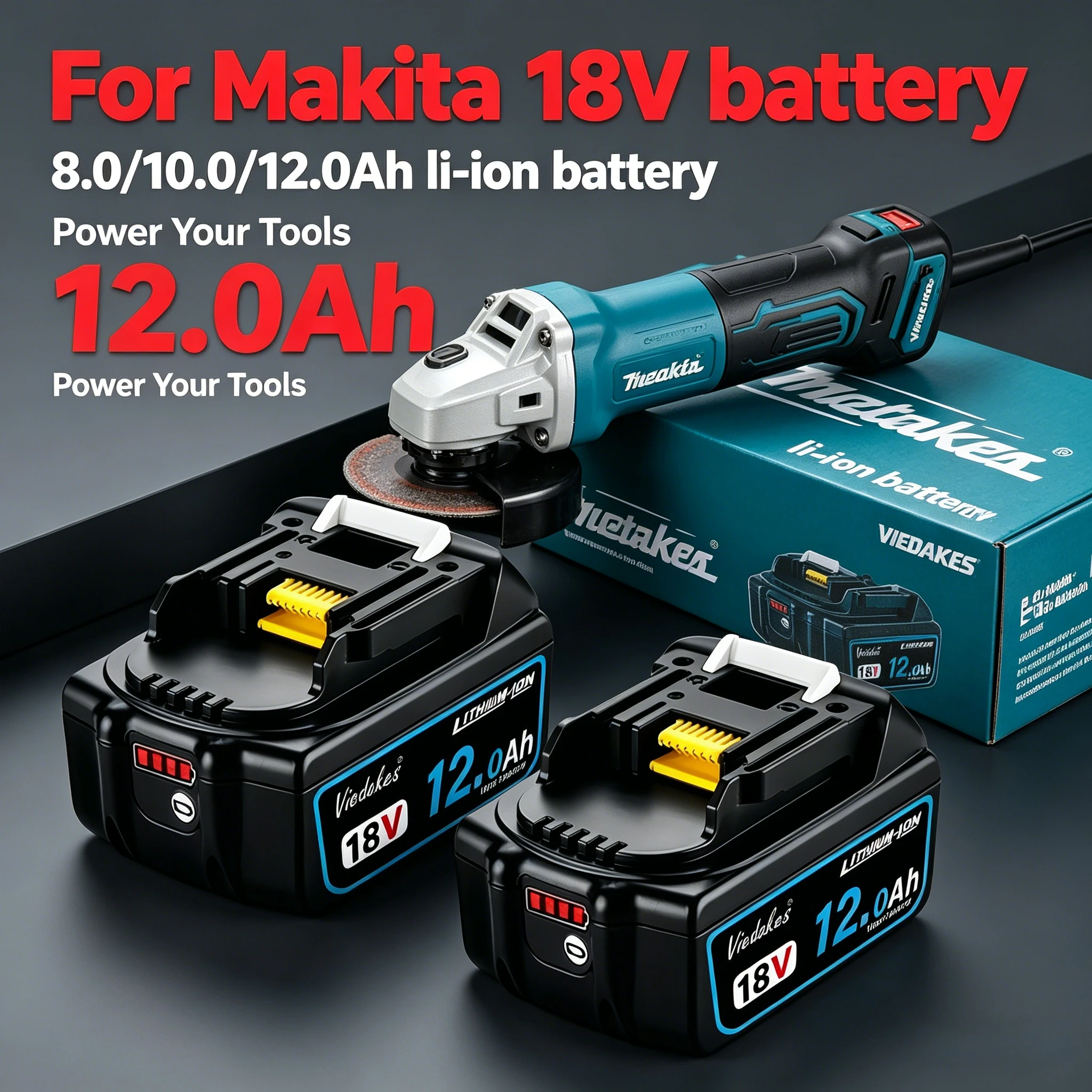 100% Original BL1830B for Makita 18V Battery 12.0Ah for Makita 18V BL1850B BL1850 BL1840 BL1860 Replacement Lithium Battery️
100% Original BL1830B for Makita 18V Battery 12.0Ah for Makita 18V BL1850B BL1850 BL1840 BL1860 Replacement Lithium Battery️